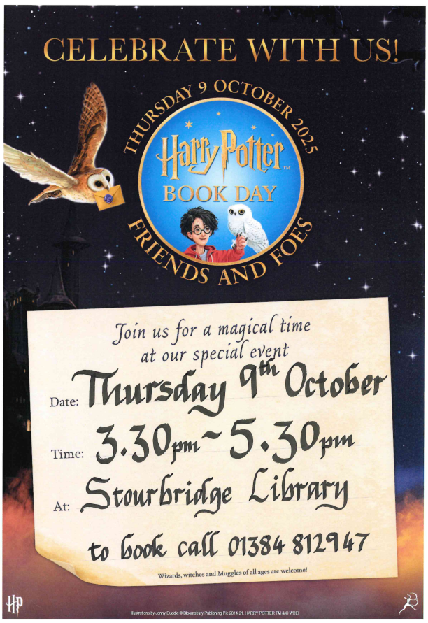 Stourbridge Library - Harry Potter Book Day